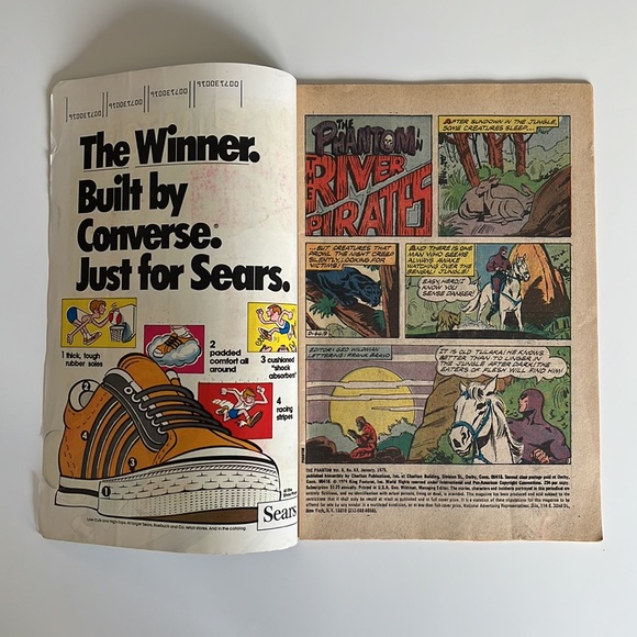 3 COMIC LOT THE NEW PHANTOM #63 #71 #74 1975 Charlton Comics Vintage Comic Book - Picture 6 of 15